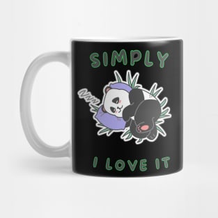 Simply I love it Cute sleeping animal (lazy edition ) Mug